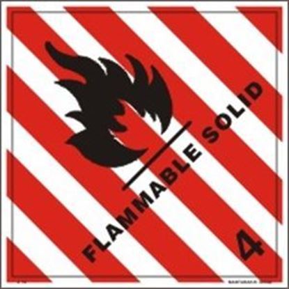 Picture of FLAMMABLE SOLID 10X10 (IMO 4.1)