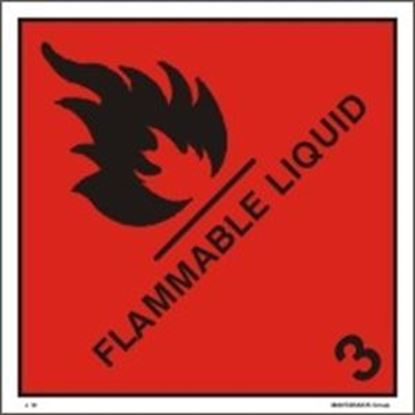 Εικόνα της FLAMMABLE LIQUID 10X10 (IMO 3)
