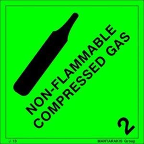 Εικόνα από NON-FLAMMABLE COMPRESSED GAS  25x25 (IMO 2.2)