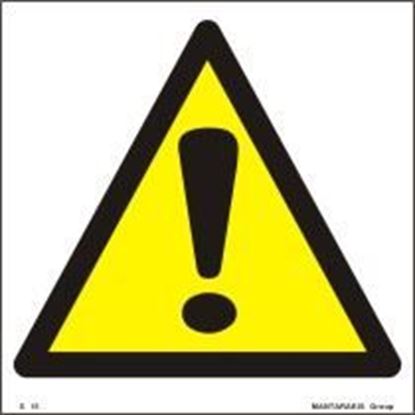Picture of SAFETY SIGN 15X15 PVC