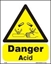 Picture of DANGER ACID   20x25