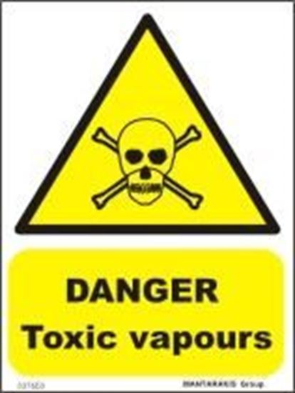 Picture of DANGER TOXIC VAPOURS