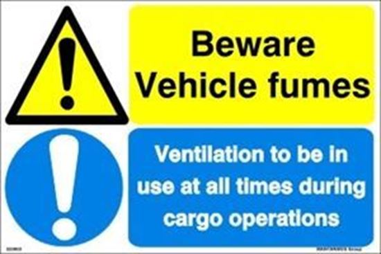 Picture of BEWARE VEHICLE FUMES