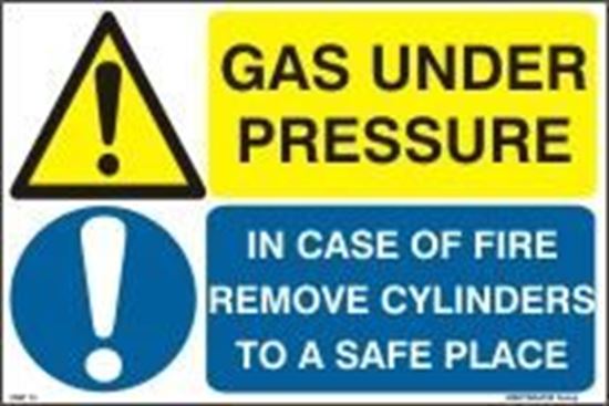 Picture of GAS UNDER PRESSURE-IN CASE OF FIRE REMOVE CYLINDER