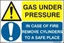 Εικόνα της GAS UNDER PRESSURE-IN CASE OF FIRE REMOVE CYLINDER