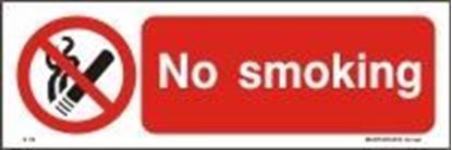 Picture of NO SMOKING SIGN   10x30