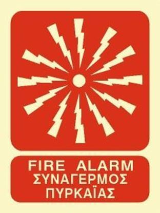 Picture of FIRE ALARM SIGN 20X15