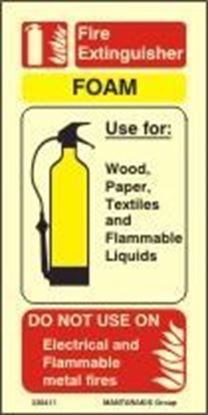 Picture of FIRE EXTINGUISHER INSTRUC.FOR FOAM 10X20