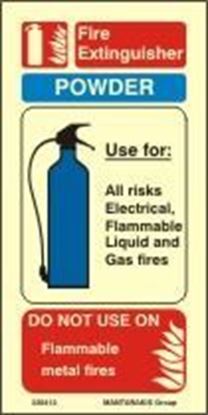 Picture of FIRE EXTINGUISHER INSTRUC.FOR POWDER 10X20