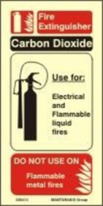 Picture of FIRE EXTINGUISHER INSTRUC.FOR CO2 10X20