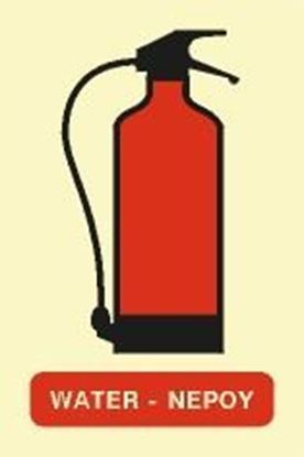 Picture of WATER EXTINGUISHER SIGN 15X10