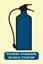 Picture of POWDER STANDARD EXTINGUISHER SIGN 15X10