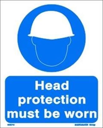 Picture of HEAD PROTECTION MUST BE WORN