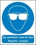 Εικόνα της EYE PROTECTION MUST BE WORN SIGN 25X20