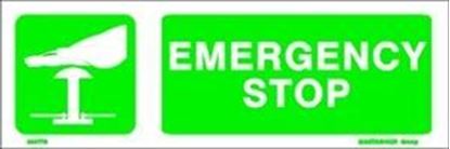 Picture of EMERGENCY STOP 10X30