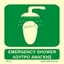 Picture of EMERGENCY SHOWER SIGN 15X15