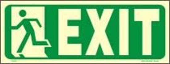 Picture of EXIT LEFT 15X40
