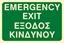 Picture of EMERGENCY EXIT SIGN 20X30