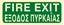 Εικόνα της FIRE EXIT SIGN 12X30