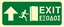 Picture of EXIT SIGN 15X35 PVC