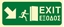 Εικόνα της EXIT SIGN 15X35 PVC