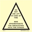 Εικόνα της DO NOT USE LIFT IN CASE OF FIRE SIGN 15X15