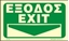 Picture of EXIT DOWN ARROW   25x25