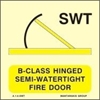 Picture of B-CLASS HINGED SEMI-WATERTIGHT FIRE DOOR 15X15
