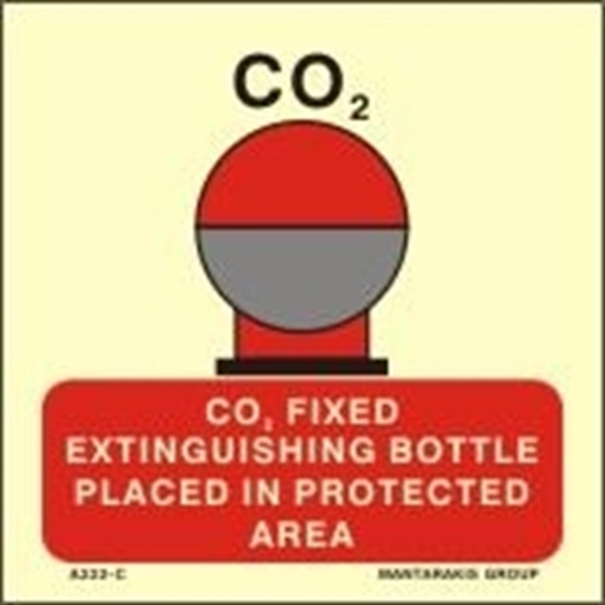Picture of CO2 FIXED EXTING.BOTT.PLAC.IN PROTECT.AREA 15X15