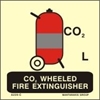 Picture of CO2 WHEELED FIRE EXTINGUISHER 15X15