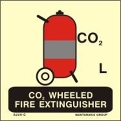 Εικόνα της CO2 WHEELED FIRE EXTINGUISHER 15X15