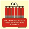 Picture of CO2/NITROGEN FIXED FIRE EXTINGUIS.BATTERY 15X15