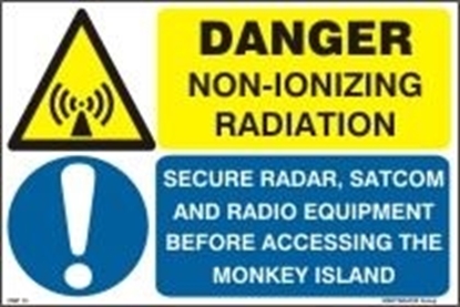 Εικόνα της DANGER NON-IONIZING RADIATION 20X30