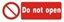 Снимка на DO NOT OPEN   10x25