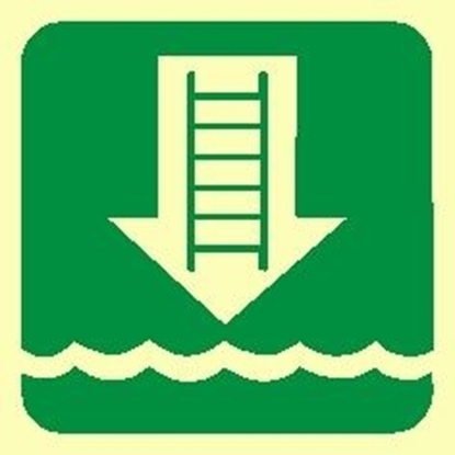 Снимка на EMBARKATION LADDER SIGN 15X15