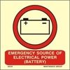 Picture of EMERG. SOURCE OF ELECTRICAL POWER (BATTERY) 15x15
