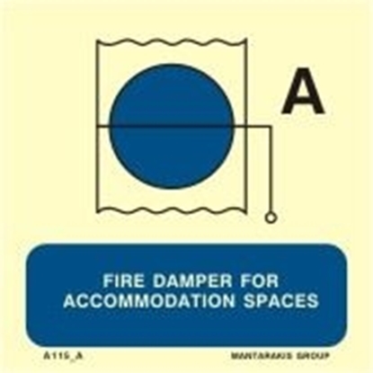 Εικόνα της FIRE DAMPER FOR ACCOMMOD.SPACES 15X15