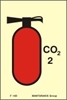 Εικόνα από FIRE EXTINGUISHER CO2 SIGN 15X10