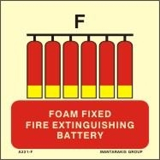 Picture of FOAM FIXED FIRE EXTINGUISHING BATTERY 15X15