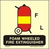 Picture of FOAM WHEELED FIRE EXTINGUISHER 15X15