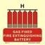 Εικόνα της GAS FIXED FIRE EXTINGUISHING BATTERY 15X15