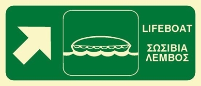 Εικόνα της LIFEBOAT SIGN 15X35