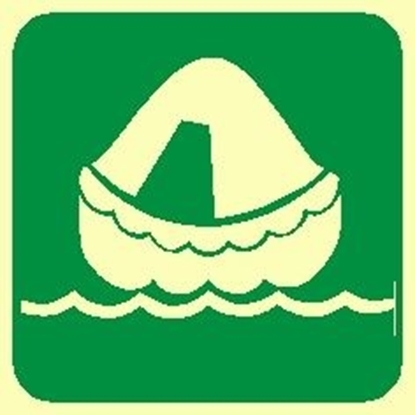 Снимка на LIFERAFT SIGN 15X15