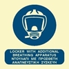 Picture of LOCKER WITH ADDIT. BREATH. APPARATUS SIGN 15x15