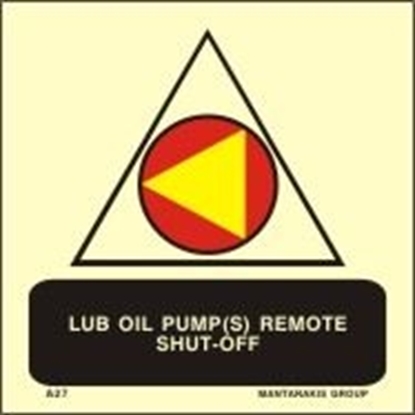 Εικόνα της LUB OIL PUMP(S) REMOTE SHUT-OFF 15X15