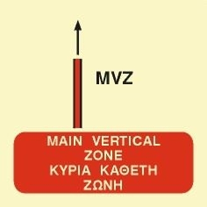 Снимка на MAIN VERTICAL ZONE SIGN   15x15