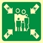 Picture of MUSTER STATION SIGN 15X15