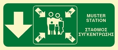 Εικόνα της MUSTER STATION SIGN 15X35