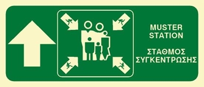 Εικόνα της MUSTER STATION SIGN 15X35