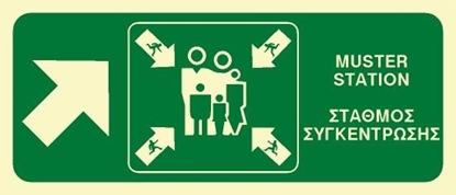 Εικόνα της MUSTER STATION SIGN 15X35